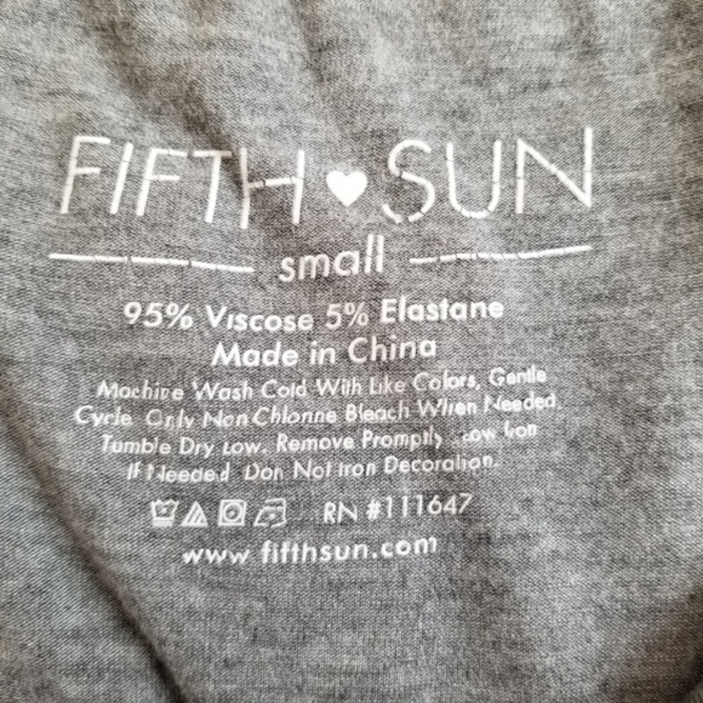 Fifth Sun Can’t Adult Today Graphic Tee Tunic S - Picture 3 of 3